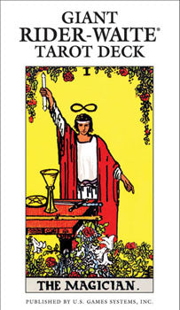 Giant Rider-Waite Tarot Deck with Guidebook