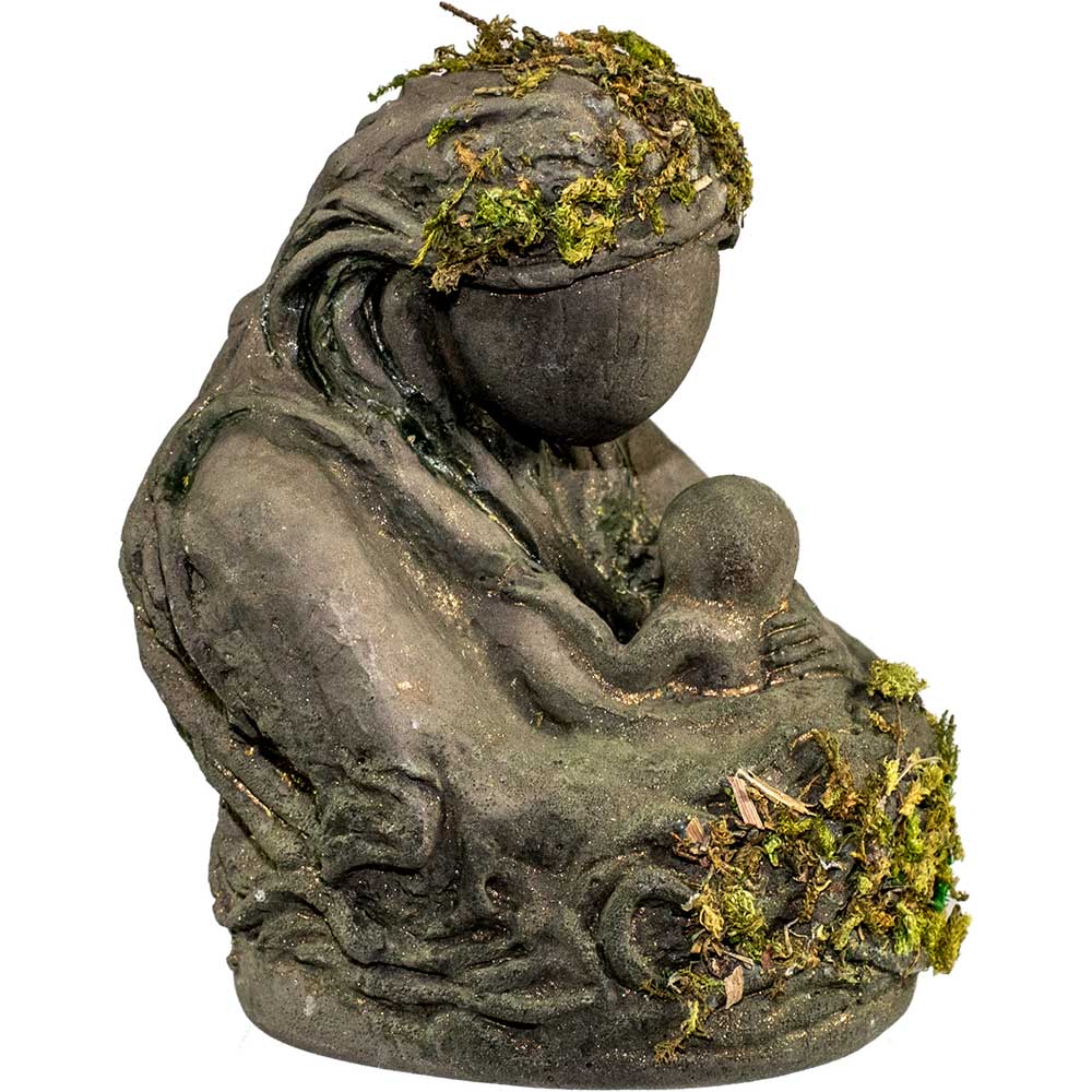 Gypsum Figurine - Holding a Child in my Arms