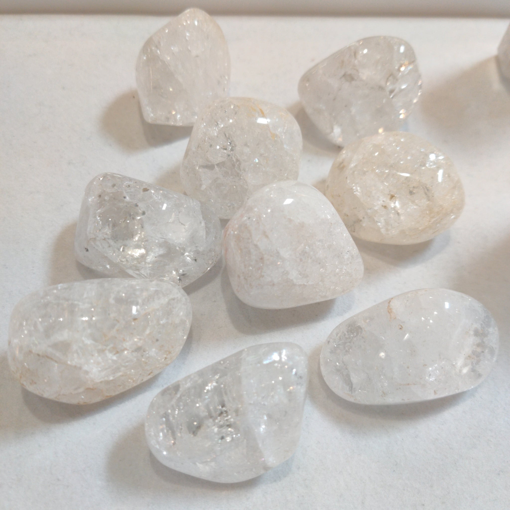 Crackle Quartz, Tumbled