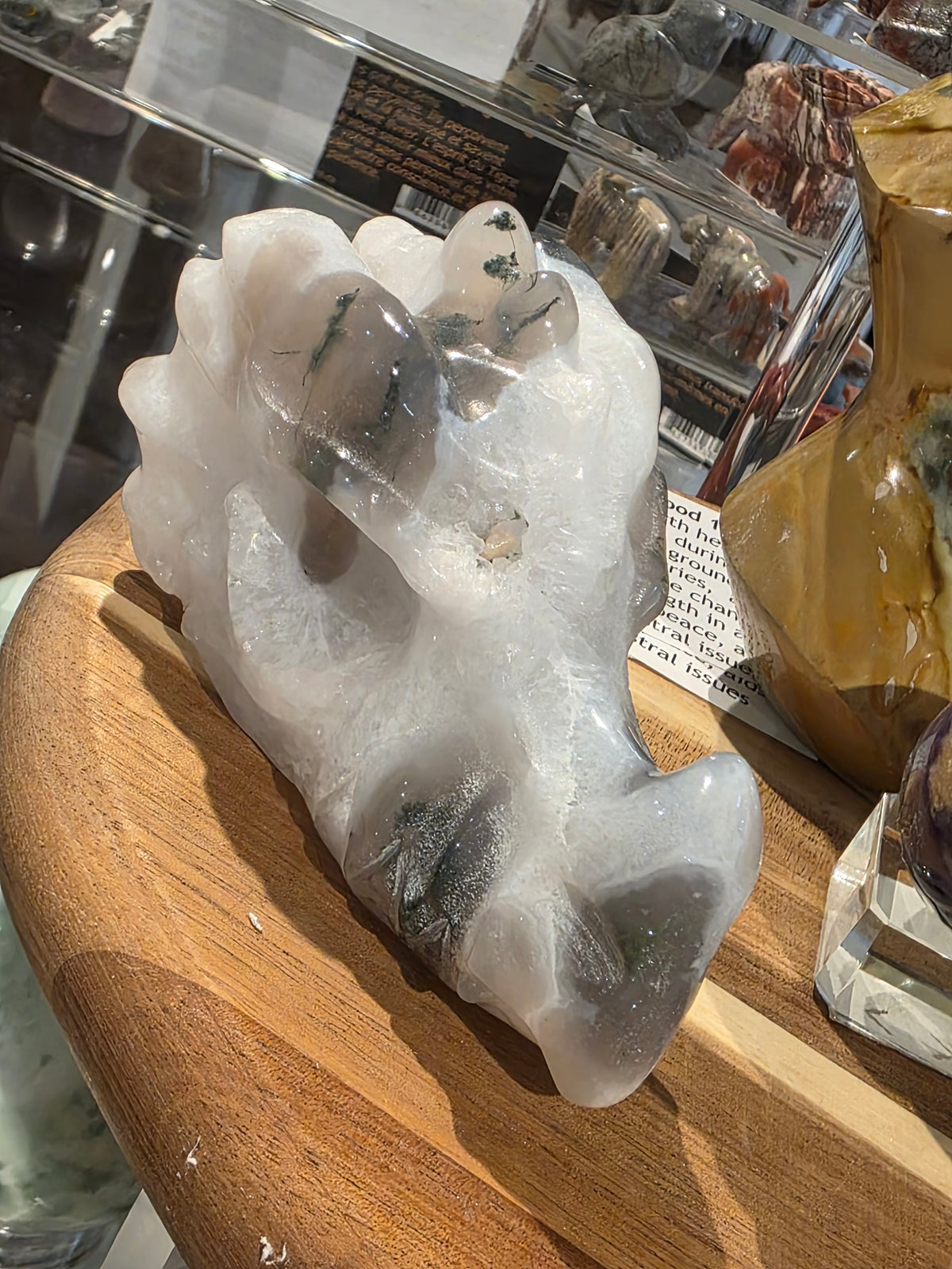 Carved Dragon Head Figurine (polished)