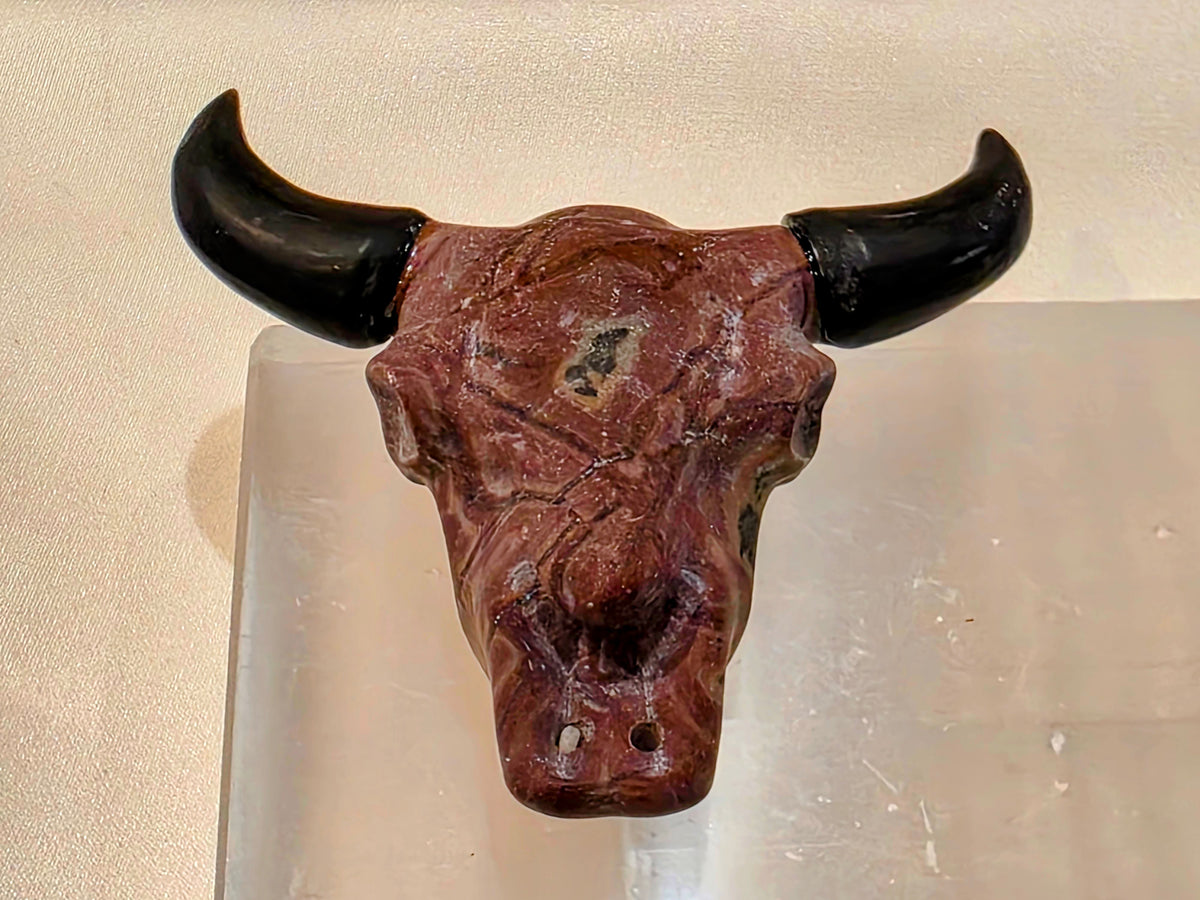 Carved Gemstone Longhorn