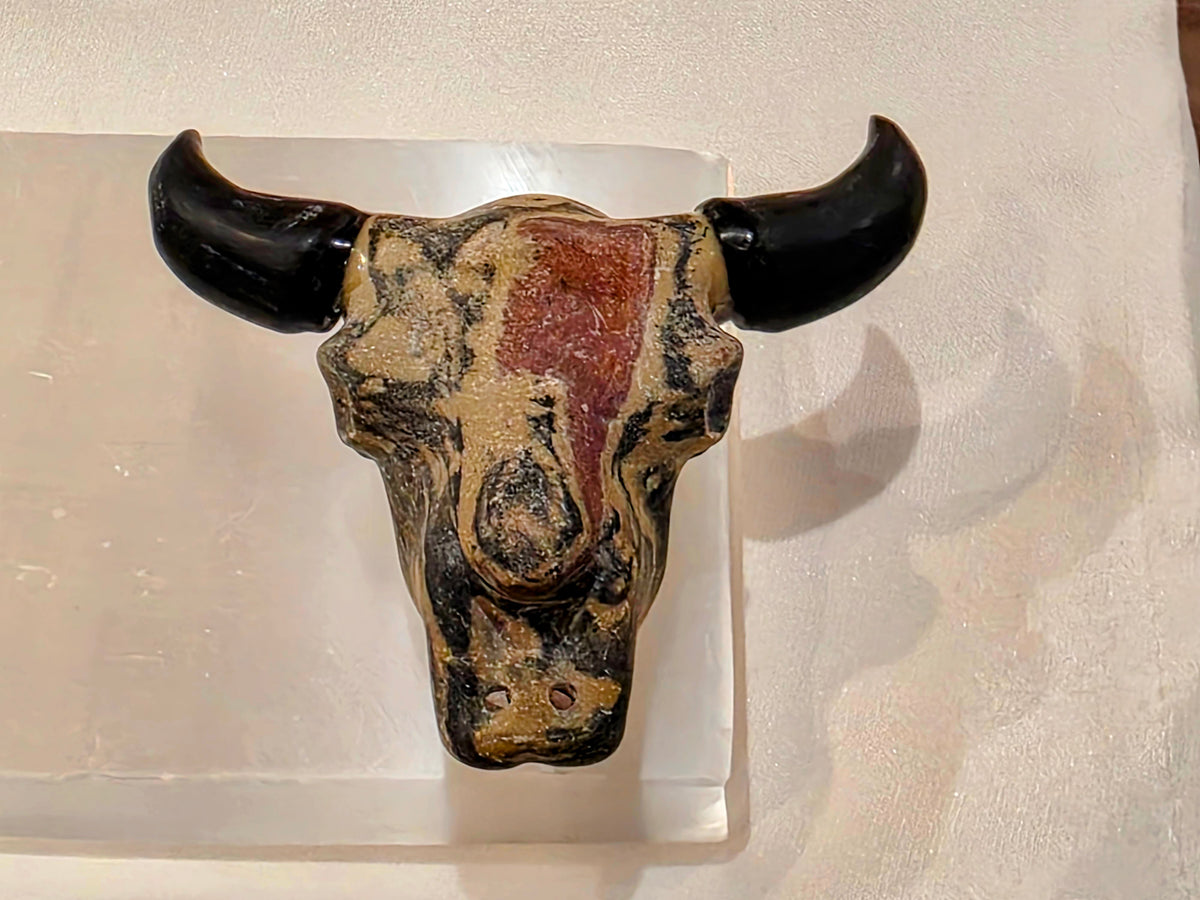 Carved Gemstone Longhorn