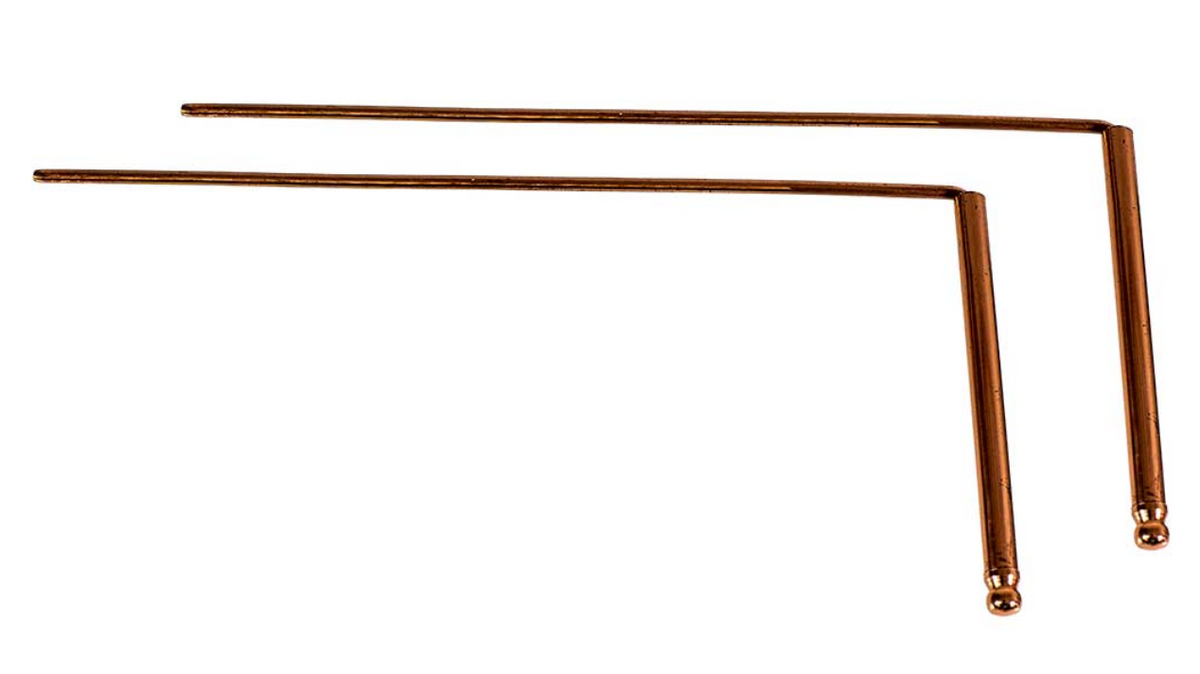 COPPER-DOWSING RODS W/HANDLES 9.5″X4.5″(PK 2)