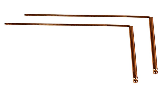 COPPER-DOWSING RODS W/HANDLES 9.5″X4.5″(PK 2)