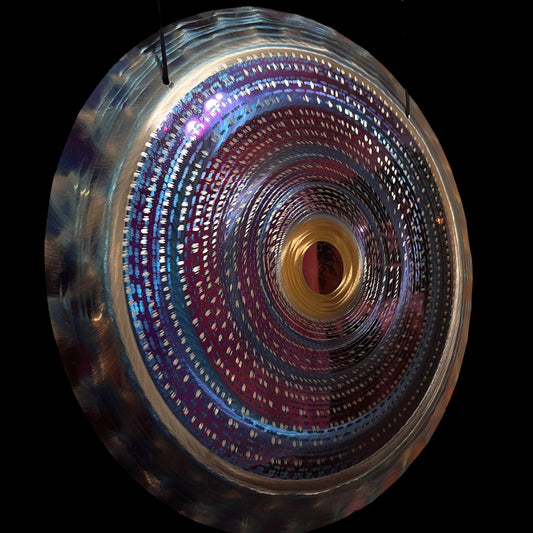 19" / 48 cm - handheld gong - Blue Eye - Grotta Sonora