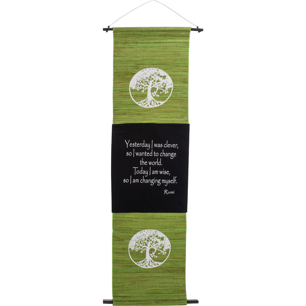 Banner Sea Grass - Tree of Life Green – 18″X51″L.