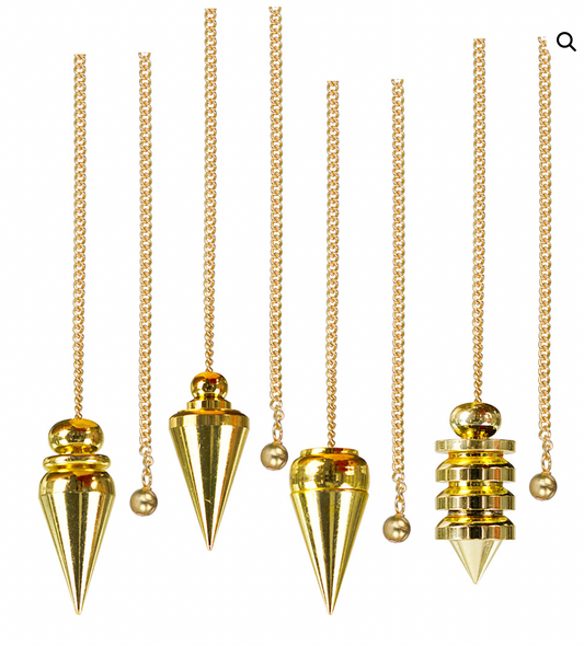 Pendulum -brass /assorted shapes