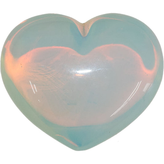 Puffed Heart - Opalite