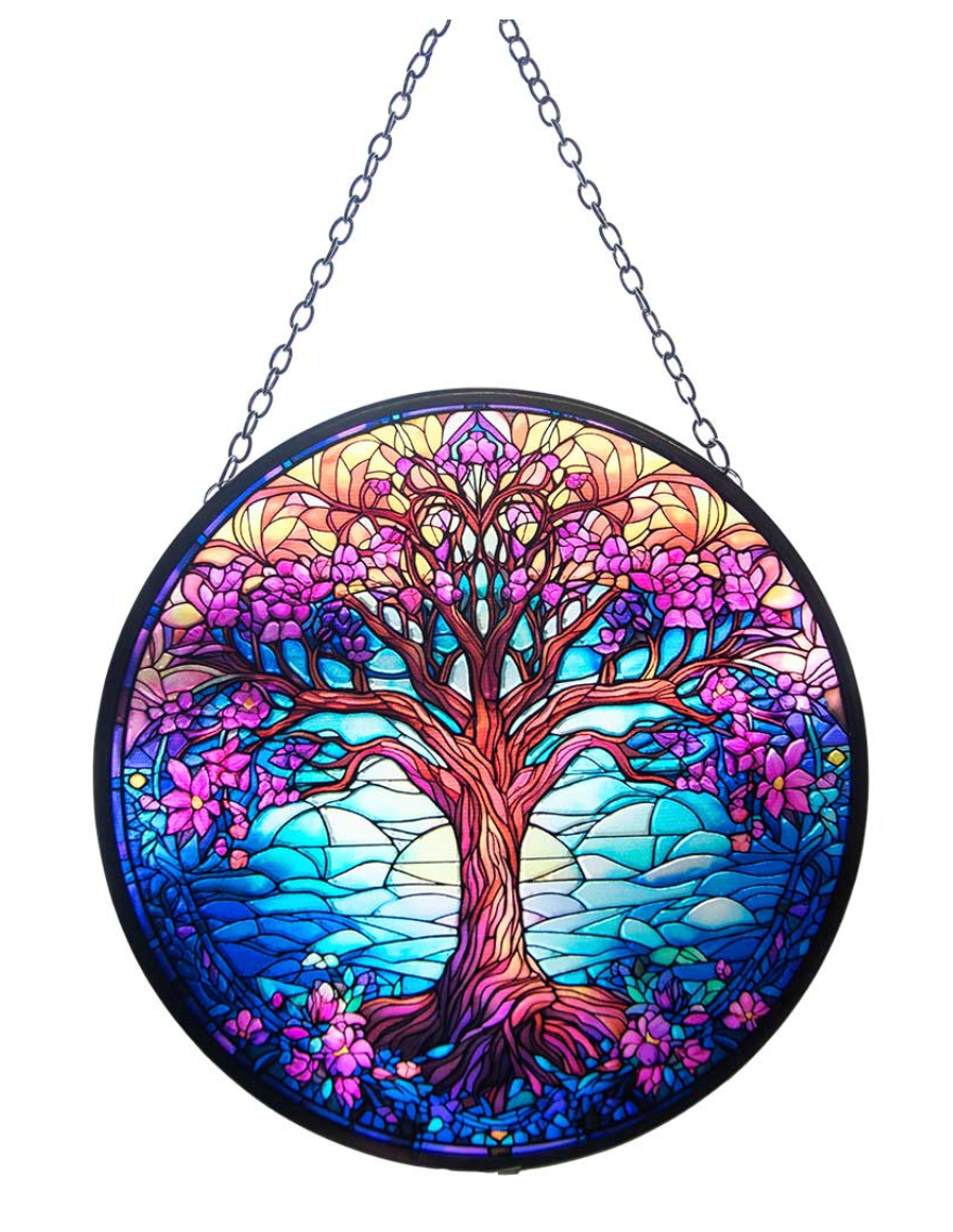 Colourful Tree of Life Sun Catcher