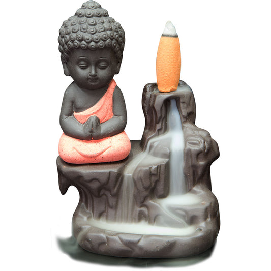 Backflow incense holder - Buddha 3" x 4.75"