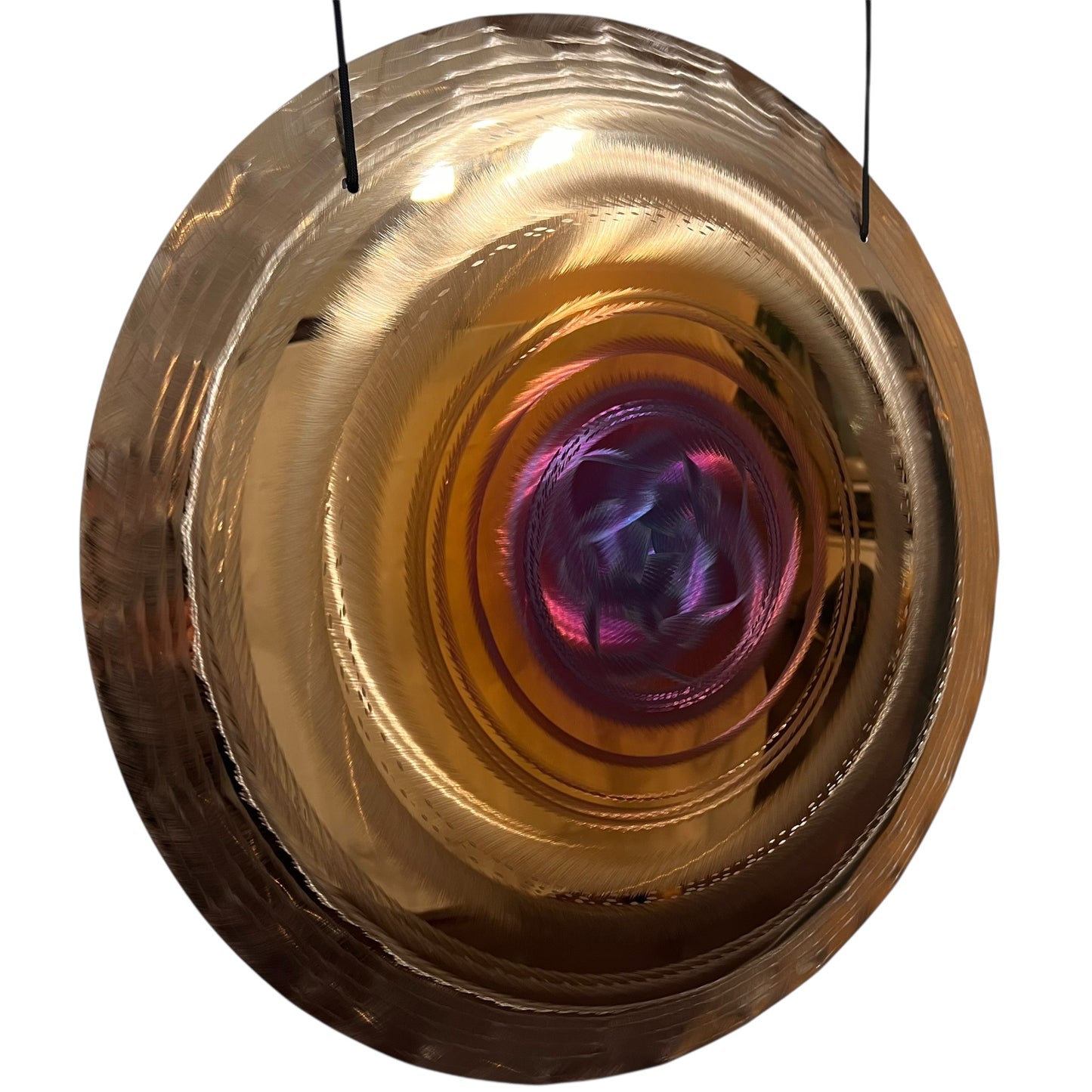 19" / 48 cm - handheld gong - Blue Rose - Grotta Sonora