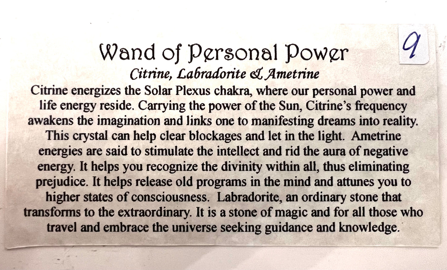 Wand of Personal Power