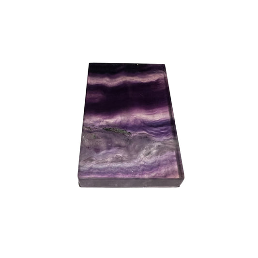 Fluorite polished tablet