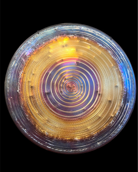 47" / 120 cm Rainbow Spiral Giant Gong - Grotta Sonora