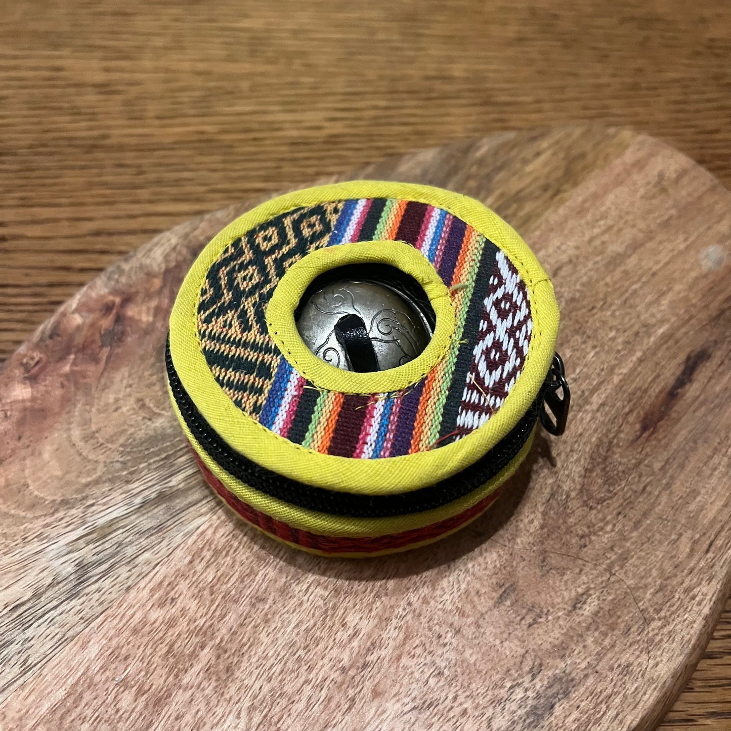 Tibetan Tingshas in authentic carry case