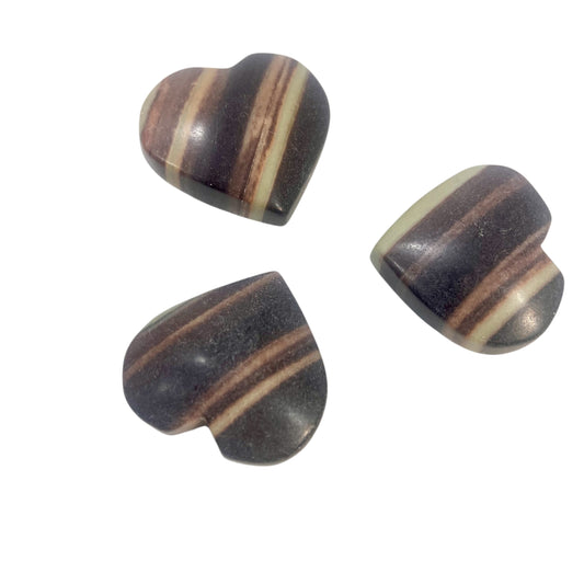 Purple Robe Jade - Polished Heart