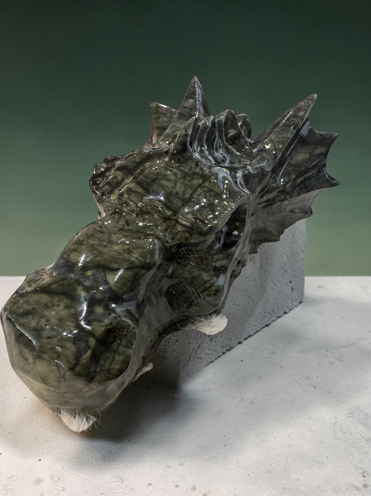 Bloodstone Dragon Head