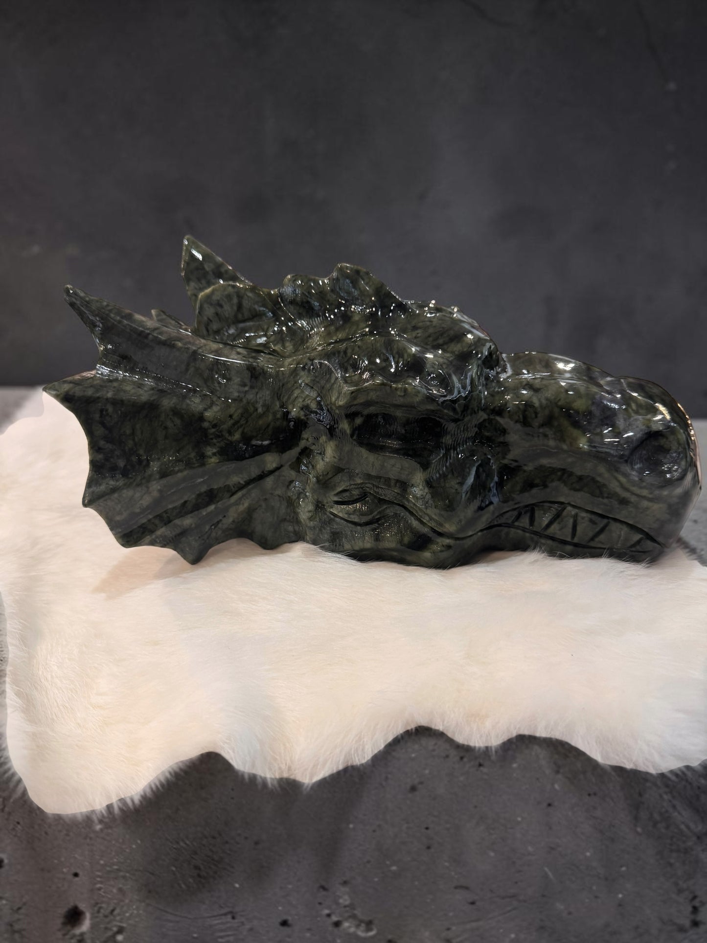 Bloodstone Dragon Head