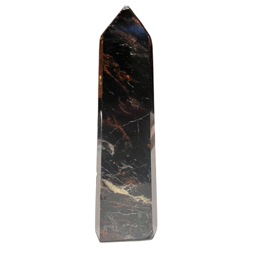 Black Tourmaline - polished tower