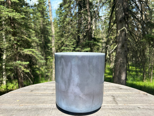 8" C 0 (TRUE TONE) AMETHYST ALCHEMY CRYSTAL SINGING BOWL