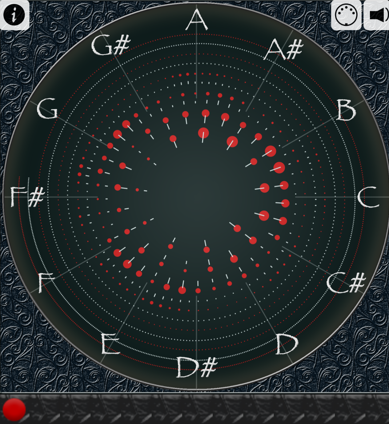 47" / 120 cm Rainbow Spiral Giant Gong - Grotta Sonora
