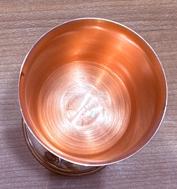 Blue Chalcedony Copper Goblet