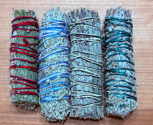 Daru Brahma 4 Sage Blends: Cedar, Juniper, Pine & Mountain Sage