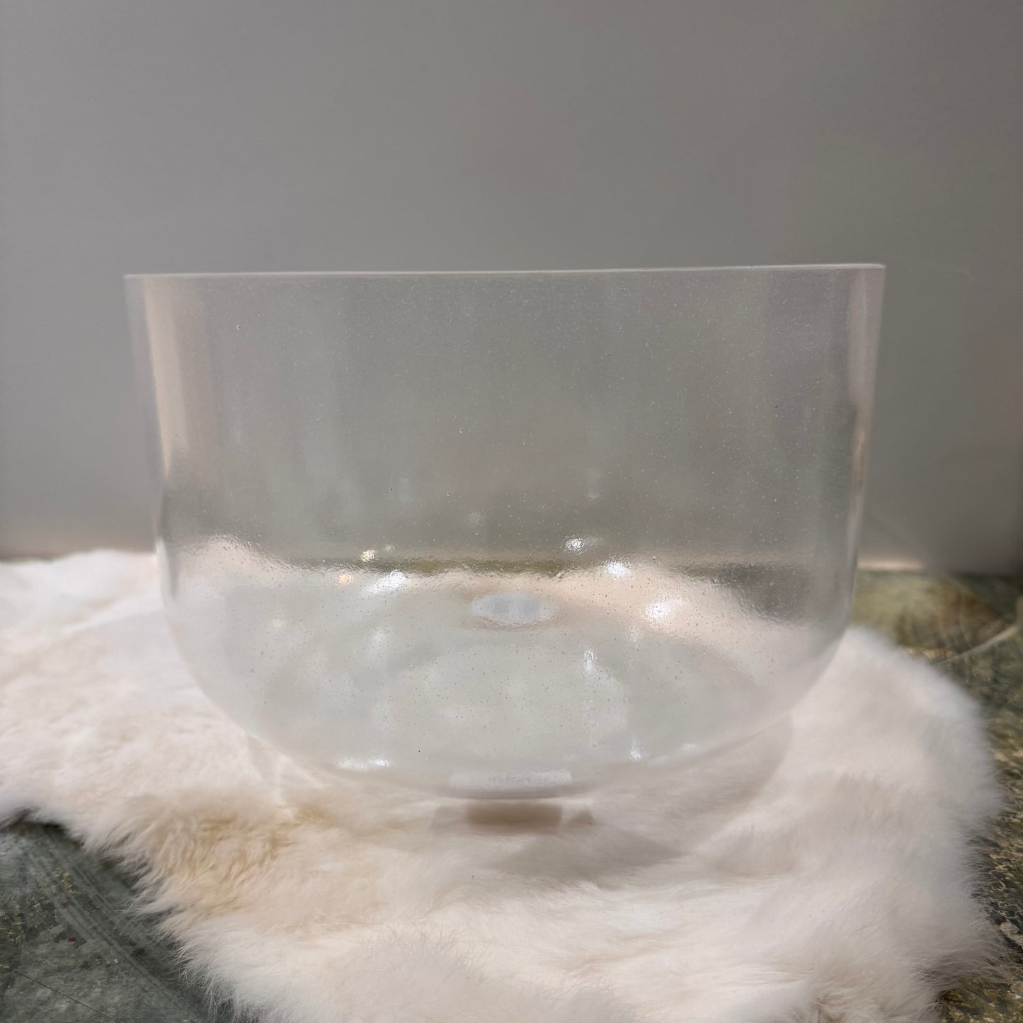 10"  F# -25 TESSERECT SALT ALCHEMY CRYSTAL SINGING BOWL