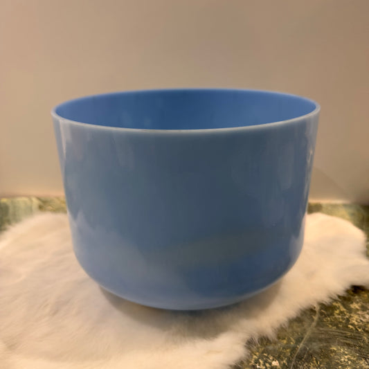 10"  A-35 EGYPTIAN BLUE ALCHEMY CRYSTAL SINGING BOWL