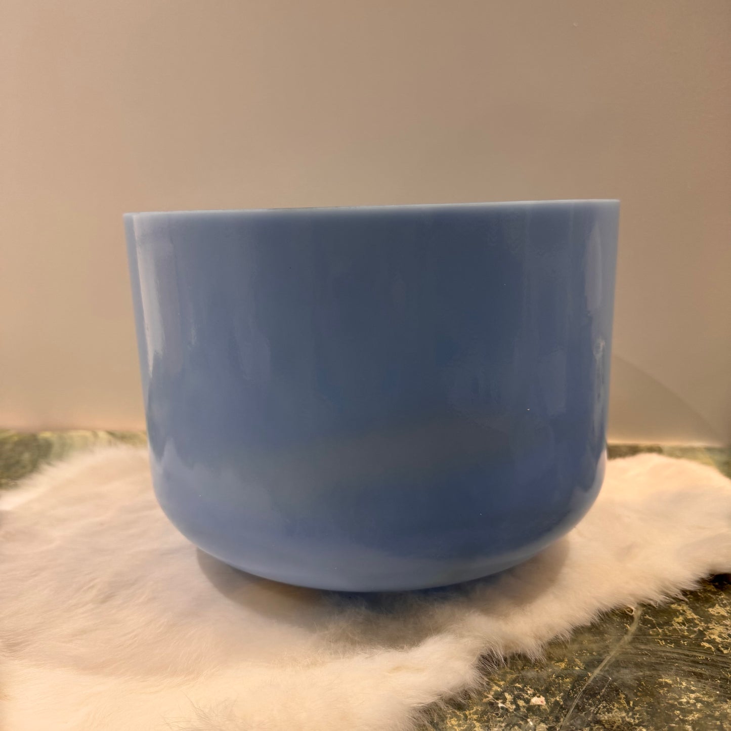 10"  A-35 EGYPTIAN BLUE ALCHEMY CRYSTAL SINGING BOWL