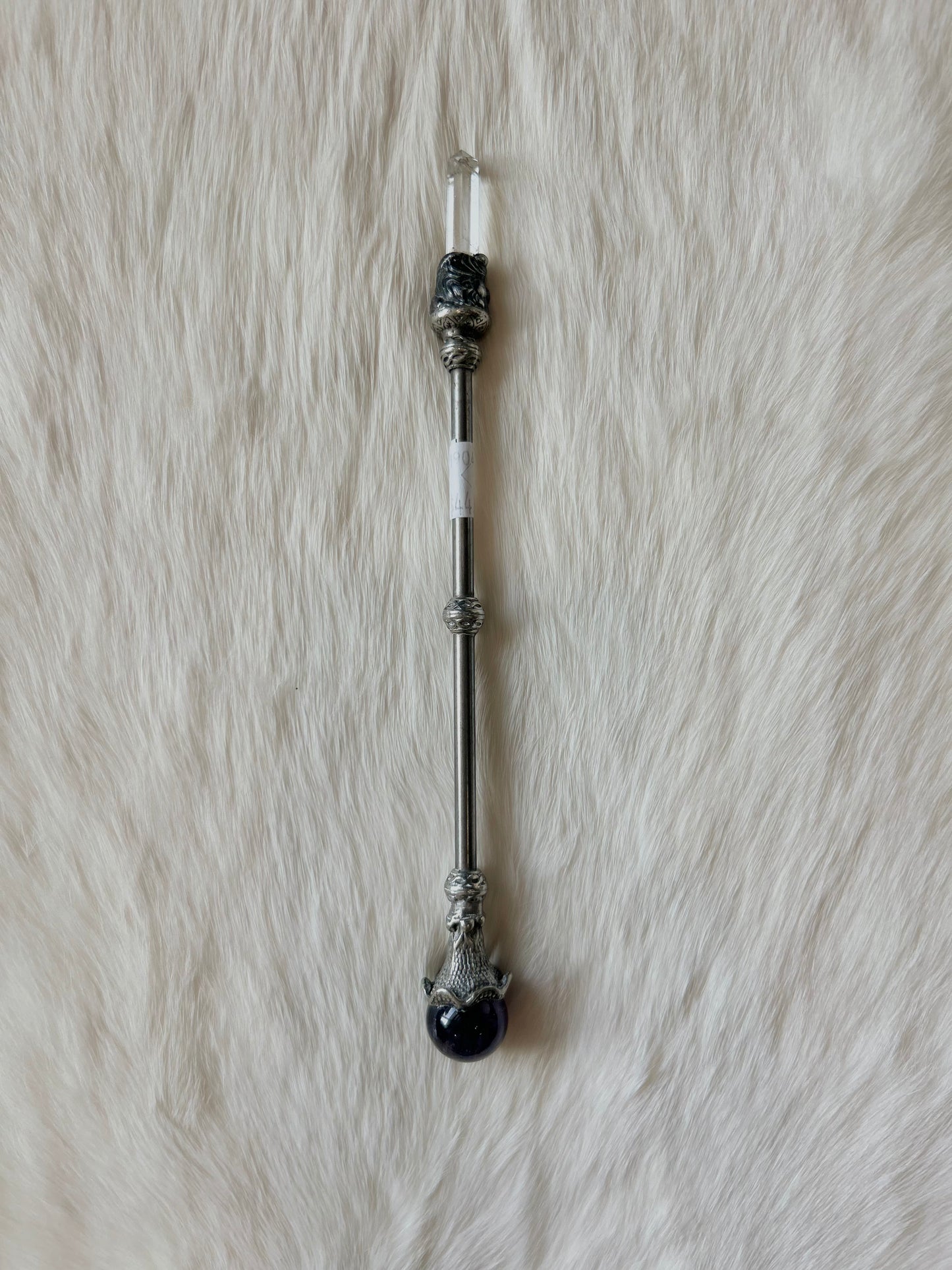 Faery Magic Wand - Clear Quartz/ Amethyst #31