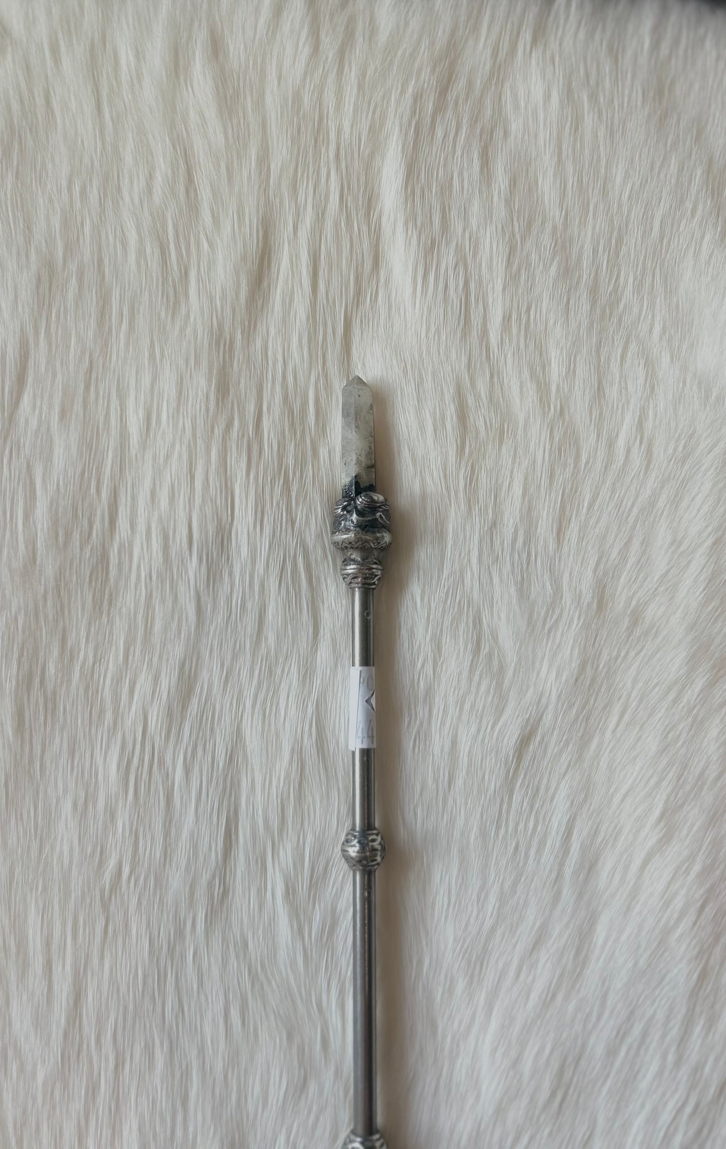 Faery Magic Wand - Tourmaline Quartz / Titanium Aura #20