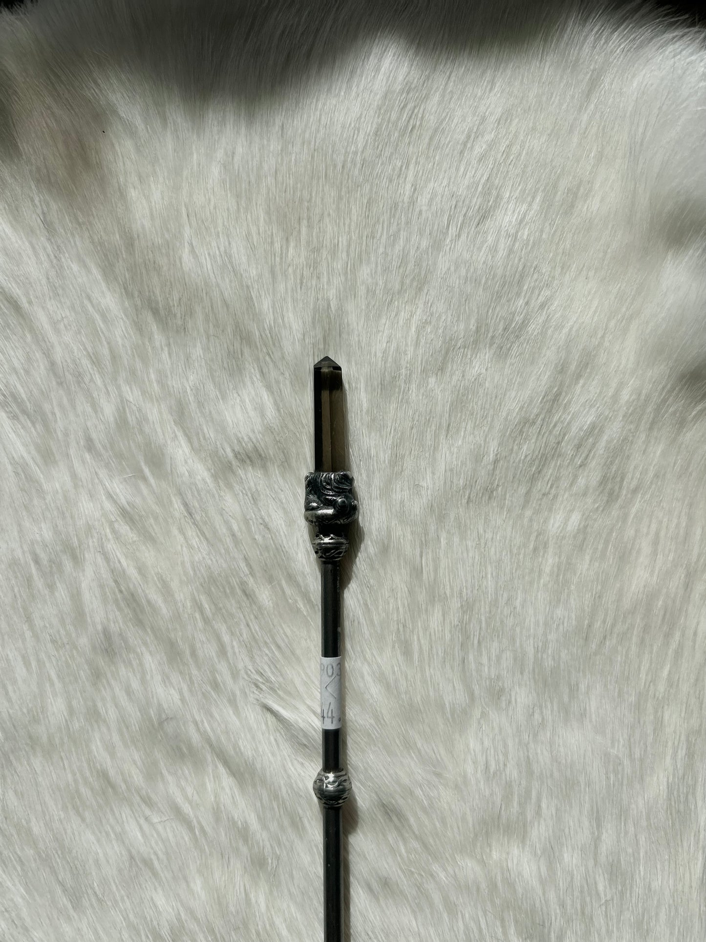 Faery Magic Wand - Smokey Quartz / Aqua Aura #27