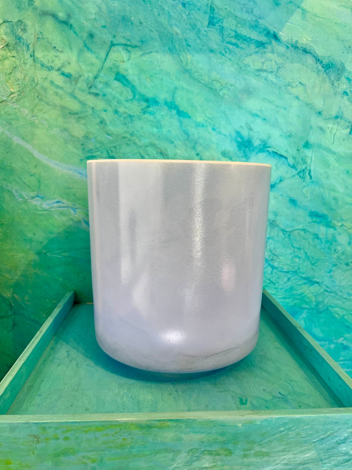 7" G# -15 Turquoise Alchemy Crystal Bowl
