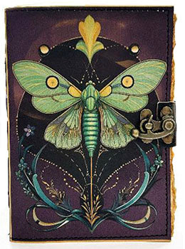 Dragon fly leather journal