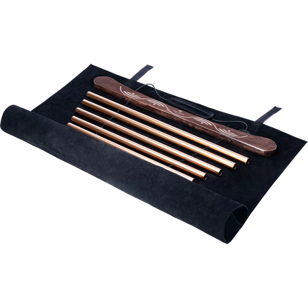 Meditation Flow Chime 35" / 88 CM, 440 HZ, 10 Notes, G Major, Bronze