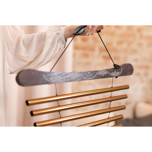 Meditation Flow Chime 35" / 88 CM, 440 HZ, 10 Notes, G Major, Bronze
