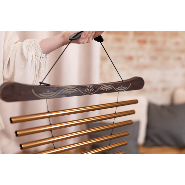 Meditation Flow Chime 35" / 88 CM, 440 HZ, 10 Notes, G Major, Bronze
