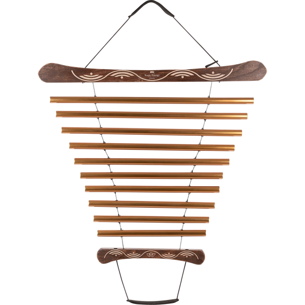 Meditation Flow Chime 35" / 88 CM, 440 HZ, 10 Notes, G Major, Bronze