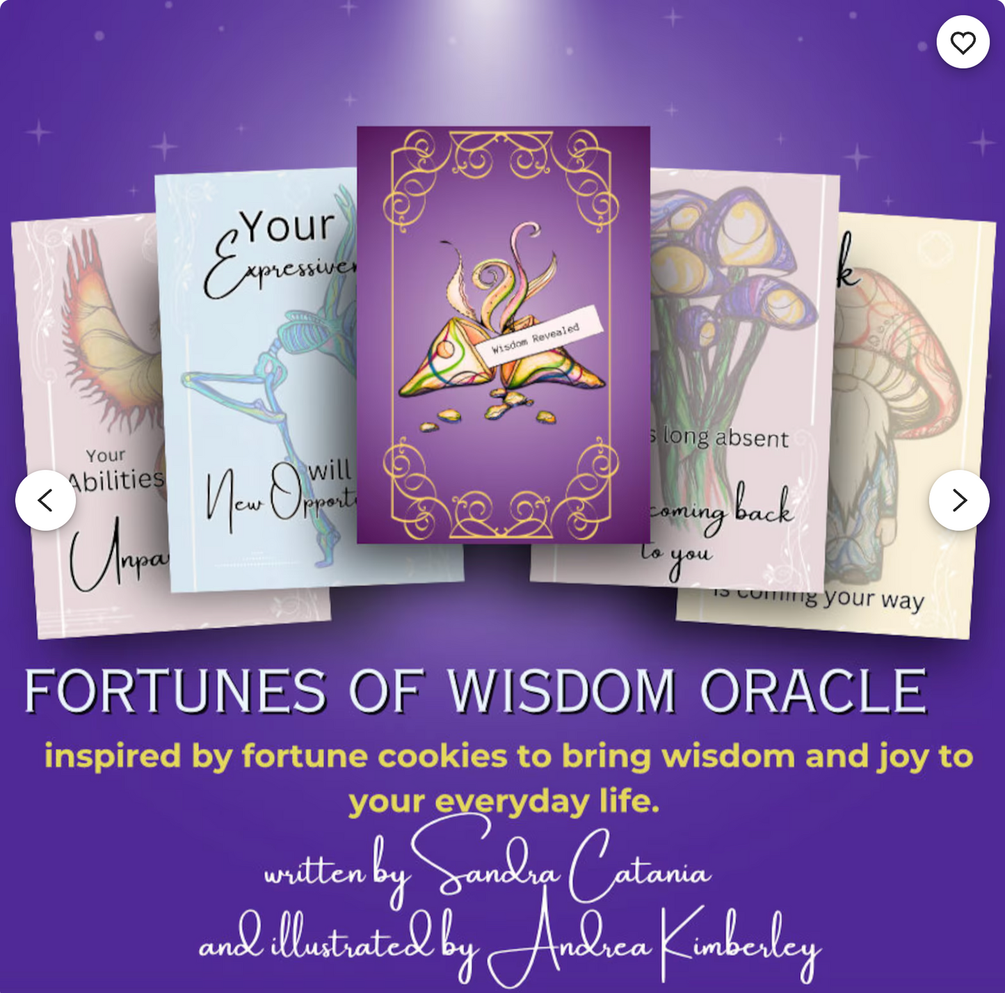 fortune of wisdom oracle - Sandra Catania, Andrea Kimberley