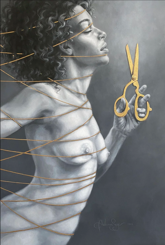 Poster: "The Choice” painting by Autumn Skye