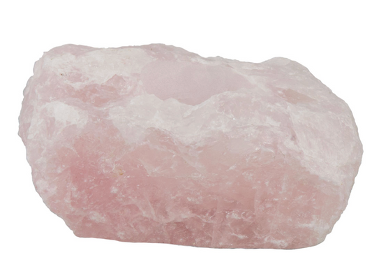 Rose Quartz T-Lite holder 3″