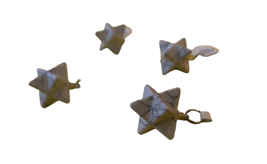 Howlite Merkabah Pendant