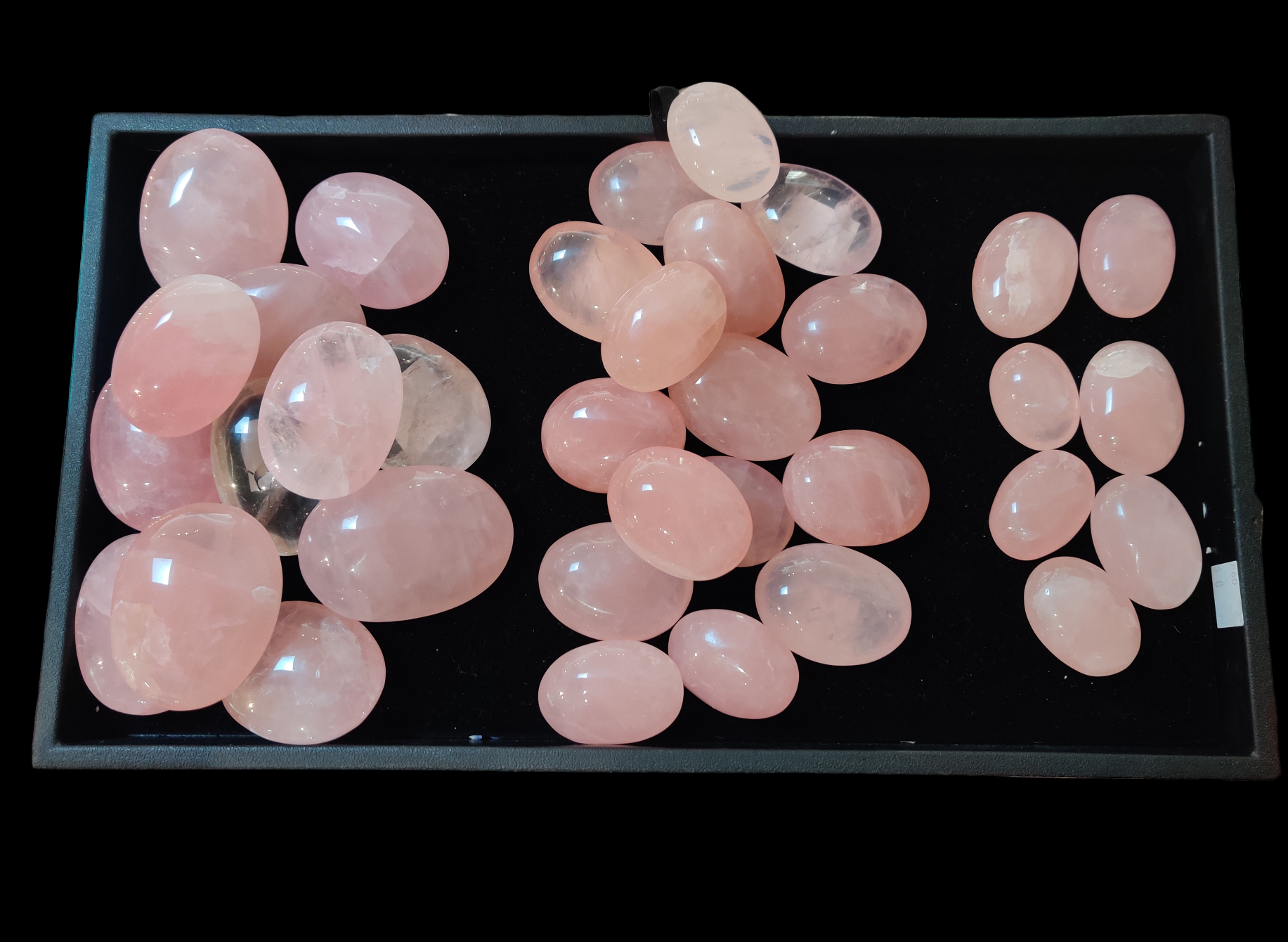 Rose Quartz Palm Stone