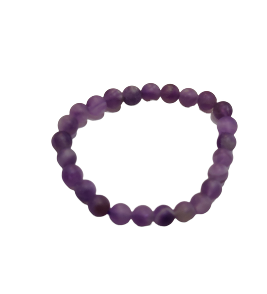 Amethyst Bracelet Large- Matte