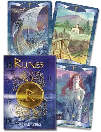 Runes Oracle Cards - Lo Scarabeo