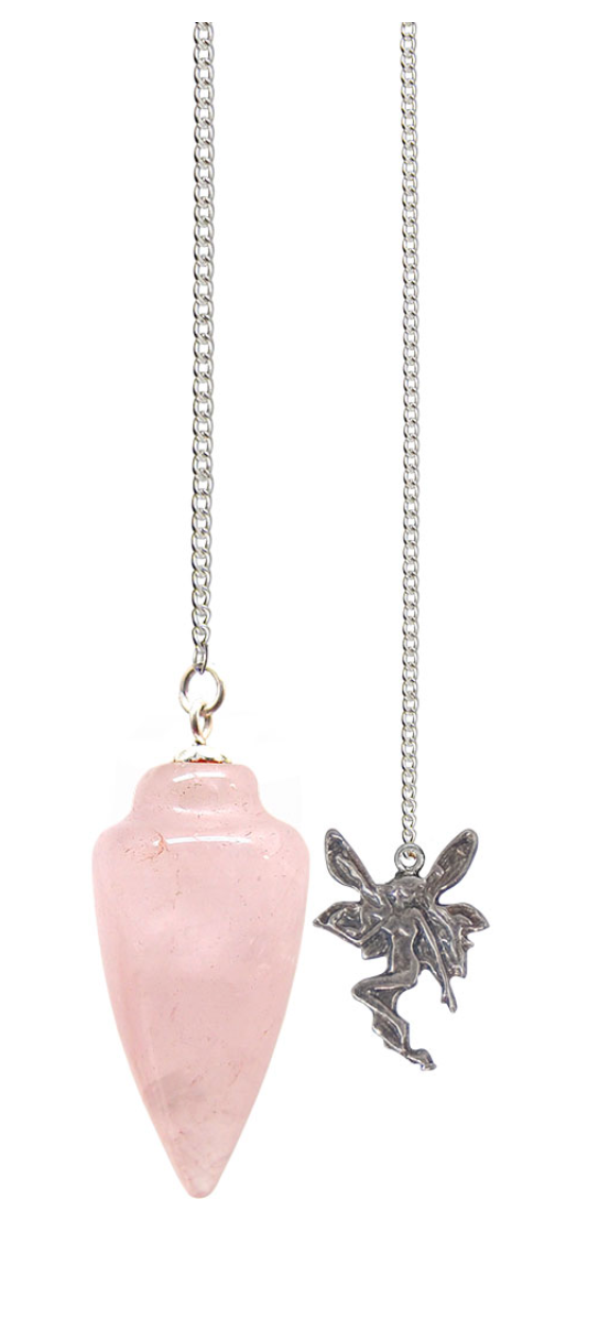 Pendulum - Rose Quartz + Fairy