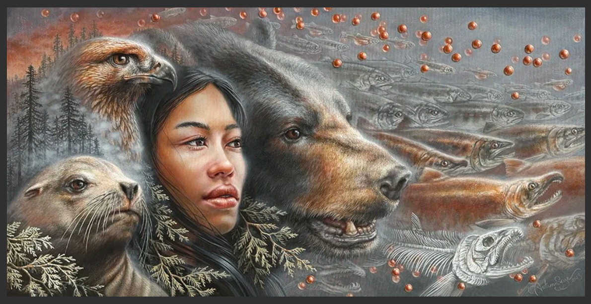 Canvas: "The Fellowship” painting by Autumn Skye