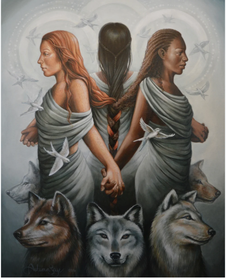 Poster: "The Pact” painting by Autumn Skye