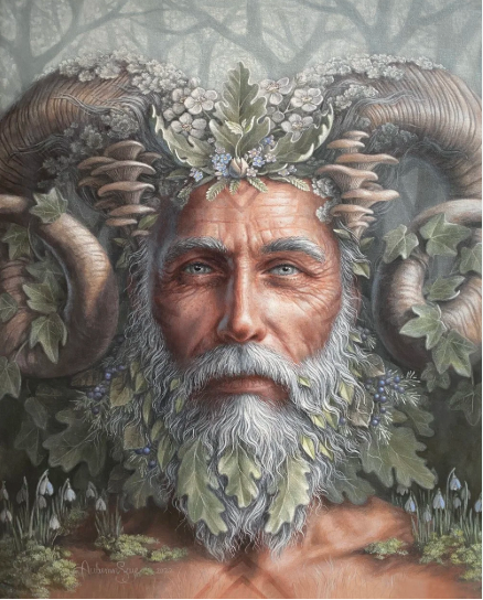 Poster: "Tender of the Wild” painting by Autumn Skye